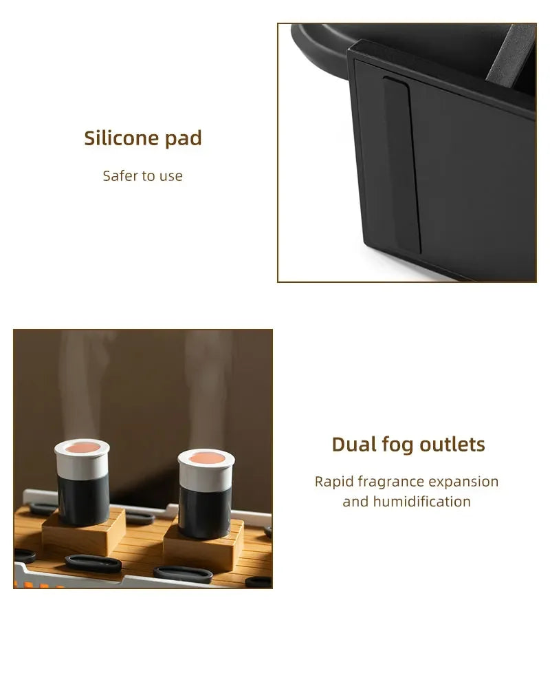 Humidificateur Ultrasonique 250 ml “Titanic Sunshine” – Effet Fumée Méduse, USB